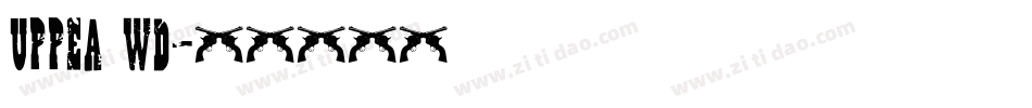 UppEa Wd字体转换